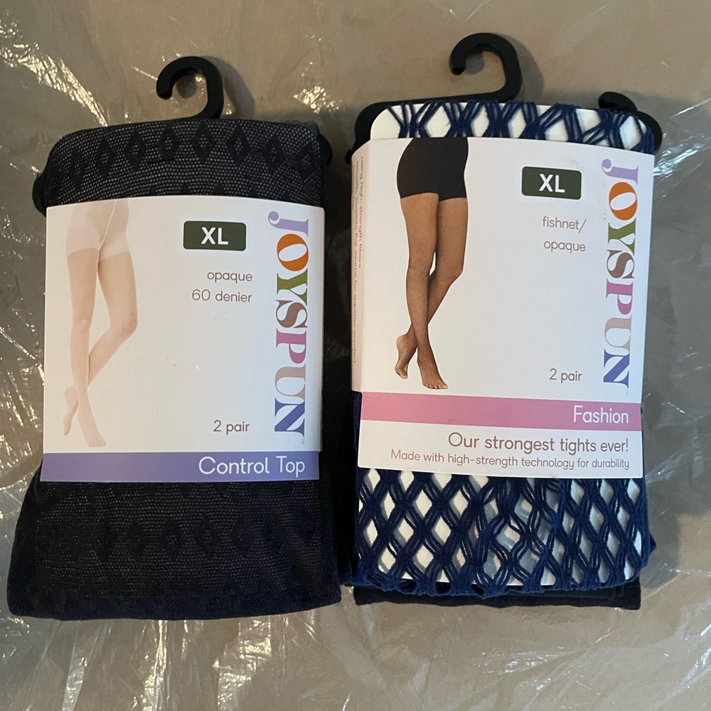 Joyspun Control Top Tights Lot Of 2 Pack